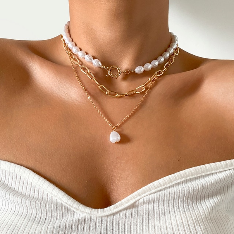 Perlas Doradas — Collar de Perlas Luz Dorada | Joyería de Lujo