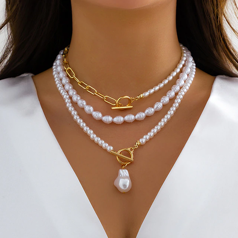 Perlas Doradas — Collar de Perlas Luz Dorada | Joyería de Lujo