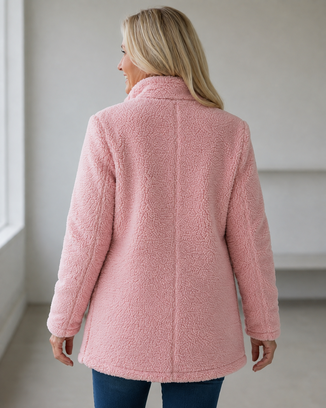 NIEVES | Chaqueta polar con cremallera