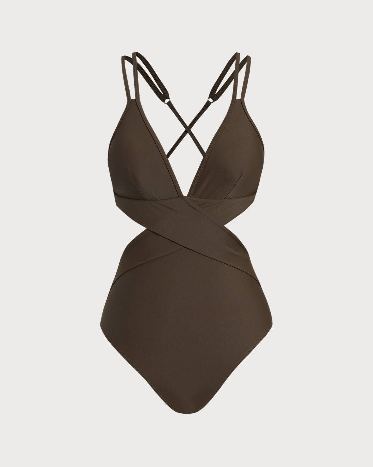 Coffee X Cross One Piece Swimwear