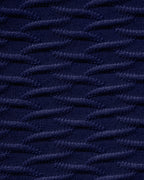 Royal Blue Textured Triangle Bikini Set