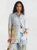 Pastel Floral Oversized Shirt