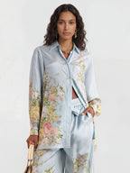 Pastel Floral Oversized Shirt